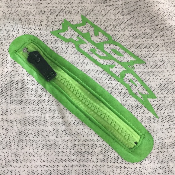 NO FEAR | Gray & Lime Green Hoodie Zipper Jacket - Picture 7 of 11